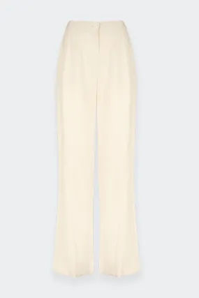 Wide Leg Cream Pants