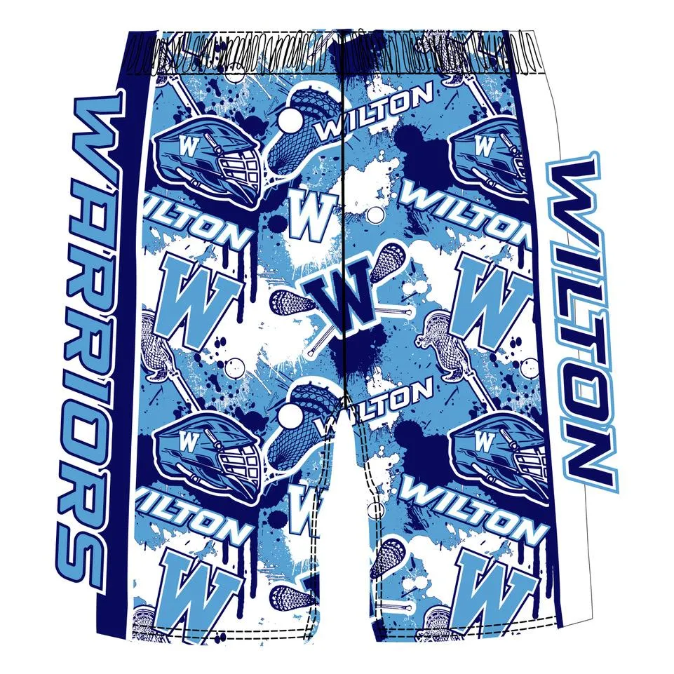 Wilton Lacrosse Shorts for Boys and Men in Blue