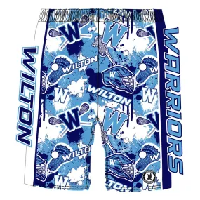 Wilton Lacrosse Shorts for Boys and Men in Blue