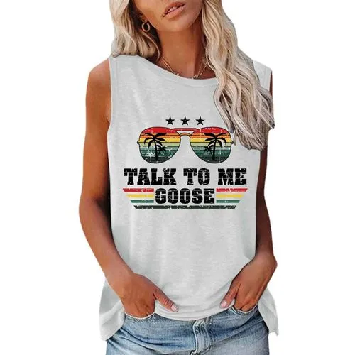 Women's Vest Half Sleeve T-Shirts Streetwear Letter Rainbow Heart Shape