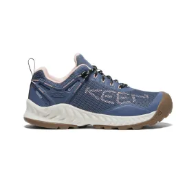 Women's KEEN NXIS EVO Waterproof Shoe | Vintage Indigo/Peachy