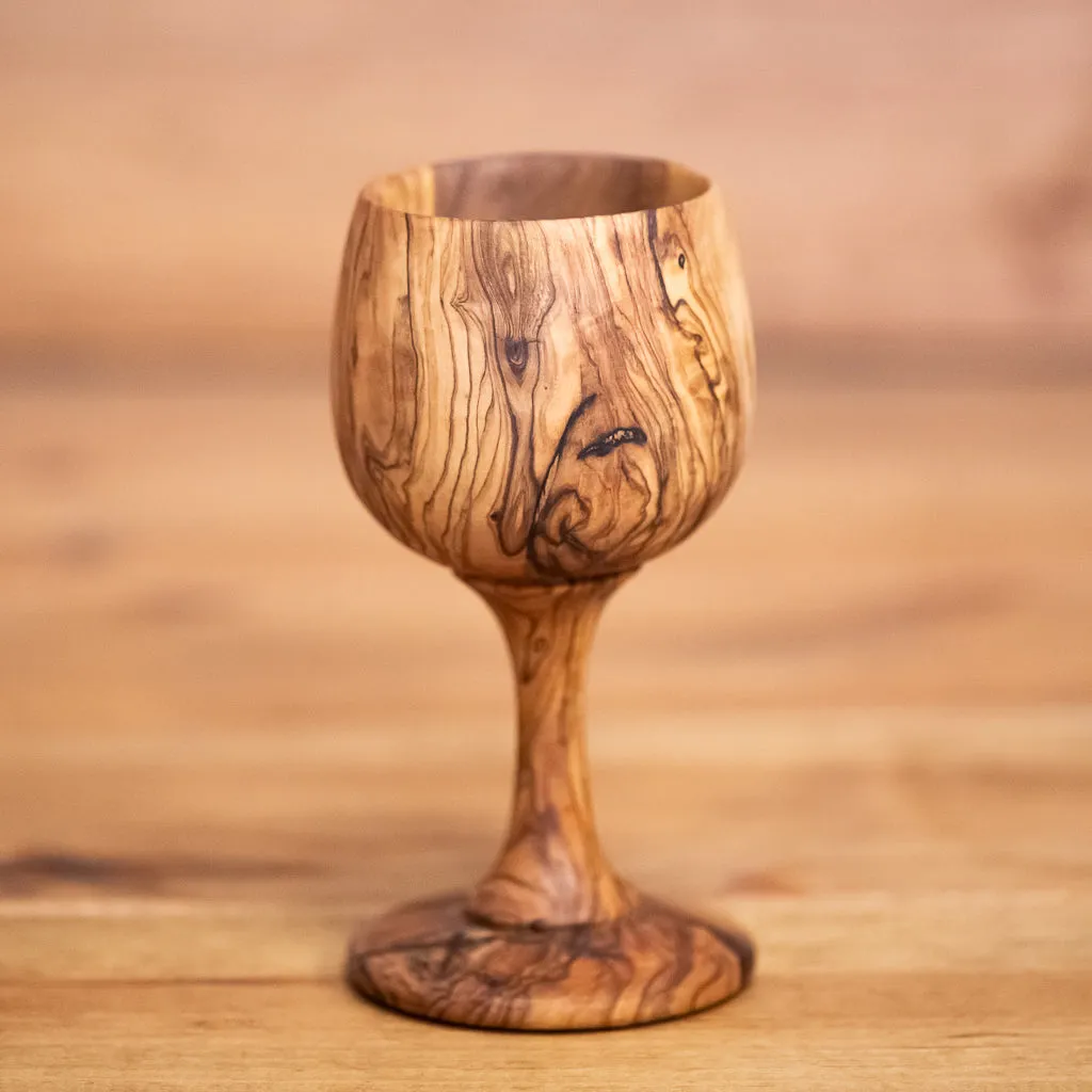 Wooden Cup with stem