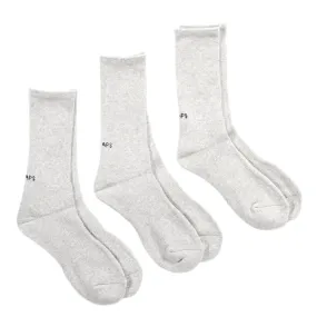 WTAPS gray socks 3-pack