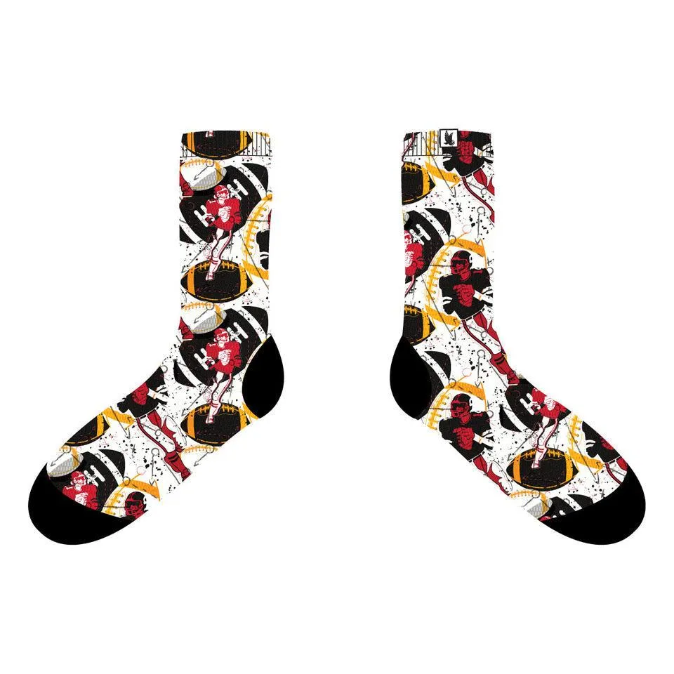 Youth Football Team Socks - White